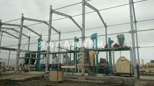 烏茲別克斯坦300噸棉籽預(yù)榨、浸出生產(chǎn)線安裝現(xiàn)場